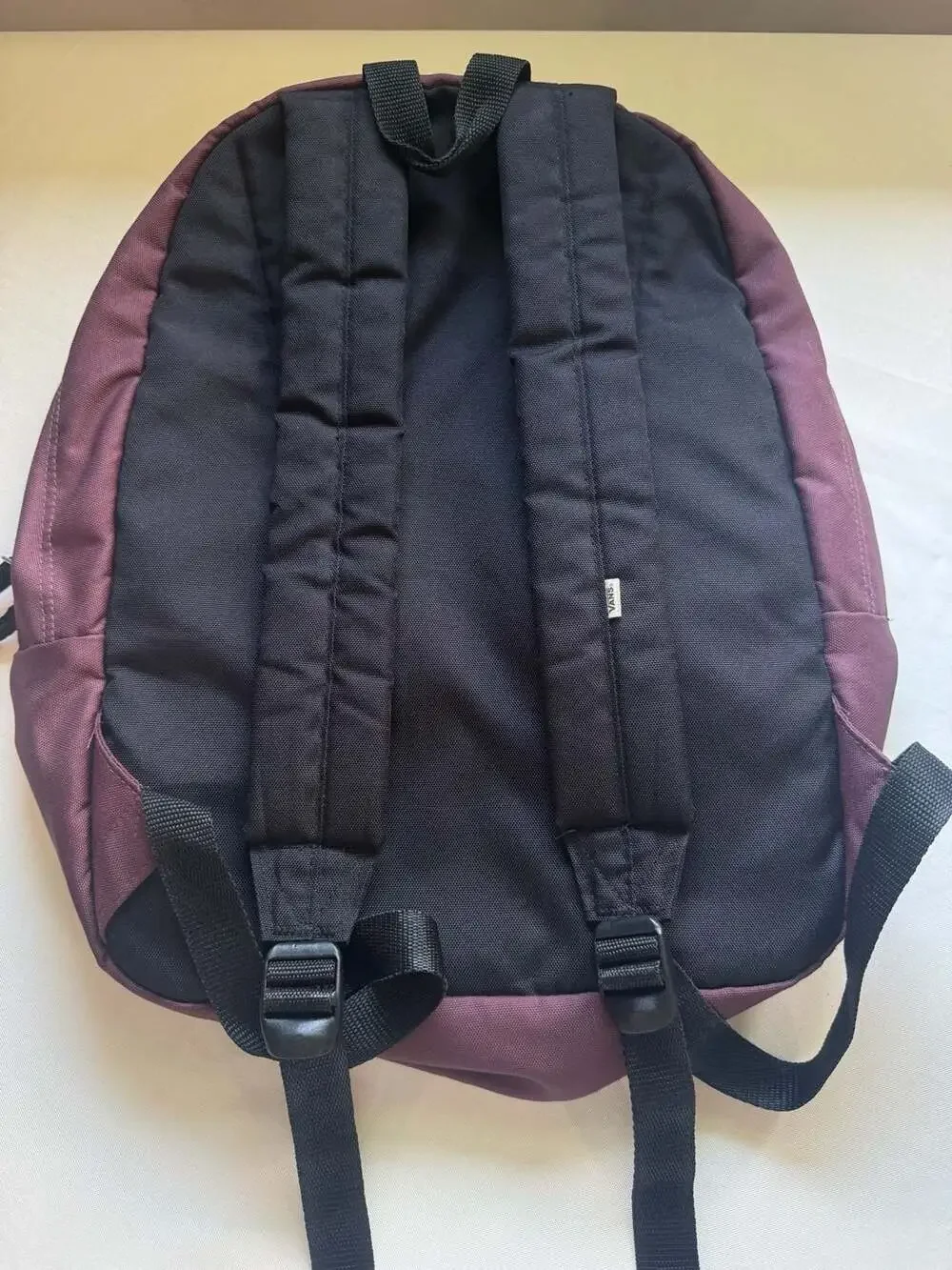 Vans Old Skool Burgundy Backpack Skate Y2K Streetwear School College Bag